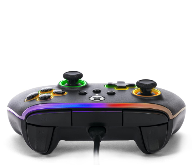 PowerA PC/XS Pad Advantage Lumectra czarny i taśma LED RGB - 1195492 - zdjęcie 6